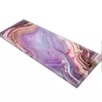 Glass Table Runner in Liquid Amethyst - 100cm Wide x 30cm High
