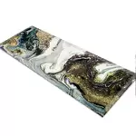 Glass Table Runner in Liquid Space - 100cm Wide x 30cm High