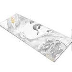 Glass Table Runner in Liquid Azurite - 100cm Wide x 30cm High