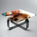 Glass Table Top - Personalised With Your Own Image - Made To Measure
