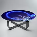 Glass Table Top - Printed With Shutterstock Images - Made To Measure