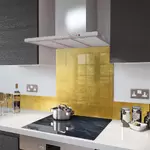 Digital Print Glass Upstand Gold Leaf 100cm x 14cm