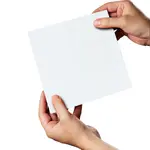 High Gloss White Glass Splashback Sample 140mm x 140mm