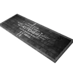 Glass Table Runner - Word Collage - Made To Measure