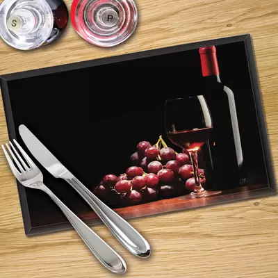 Glass Place Mats x 4 - Printed Digital Images