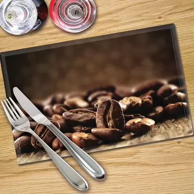 Glass Place Mats x 4 - Printed Digital Images