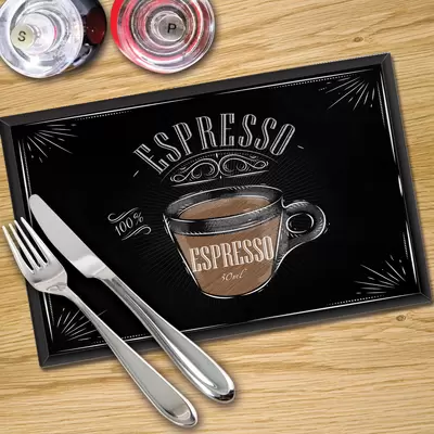 Glass Place Mats x 4 - Printed Digital Images