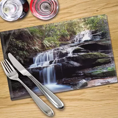 Glass Place Mats x 4 - Printed Digital Images