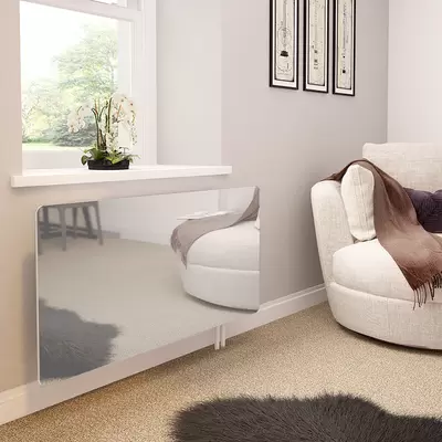 Mirror Radiator Cover Made From Toughened Safety Glass - Extra Large
