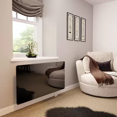 Glass Radiator Cover - In Premier Colours - Made To Measure