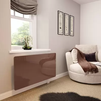 Glass Radiator Cover - In Premier Colours - Made To Measure