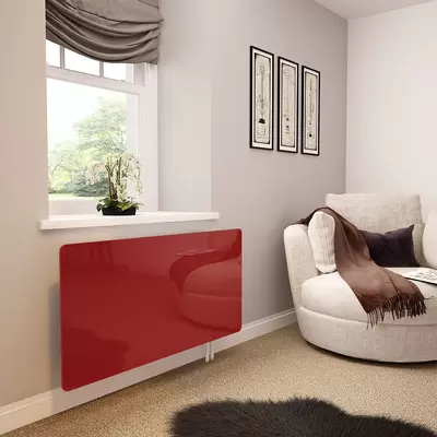 Glass Radiator Cover - In Premier Colours - Made To Measure