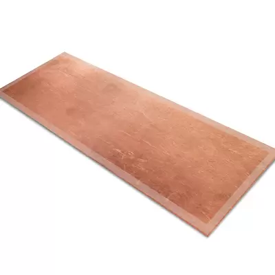 Glass Table Runner in Distressed Copper - 100cm Wide x 30cm High