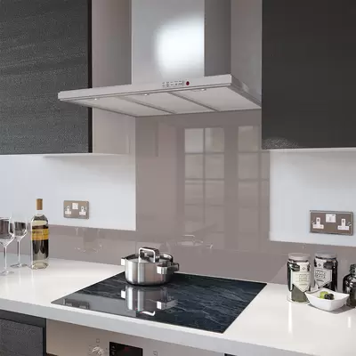 Cappuccino - Colour Splashback Glass UPSTAND 140 x 1000mm