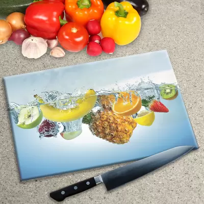 Glass Chopping Board - Printed Digital Images