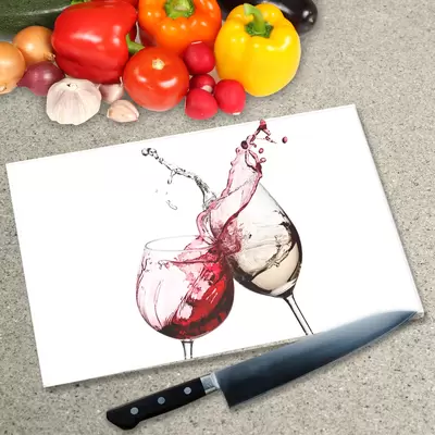 Glass Chopping Board - Printed Digital Images