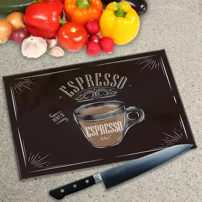 Glass Chopping Board - Printed Digital Images