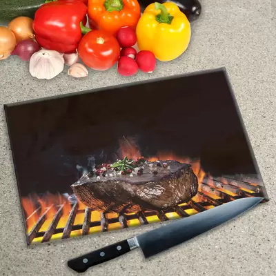 Glass Chopping Board - Printed Digital Images