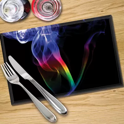 Glass Place Mats x 4 - Printed Digital Images