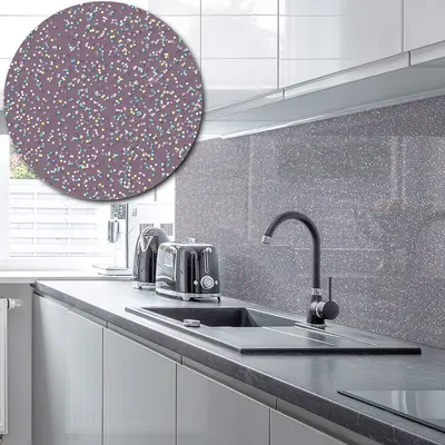 Sparkle Acrylic Splashback - Bespoke Colour 5mm