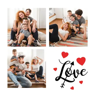 Made To Measure Photo Collage 4x Place Mats 30cm Wide by 20cm High