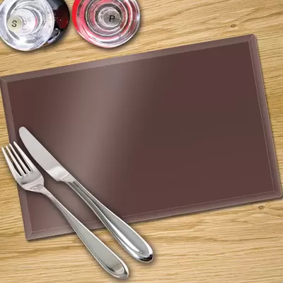 Glass Place Mats x 4 - In Premier Colours