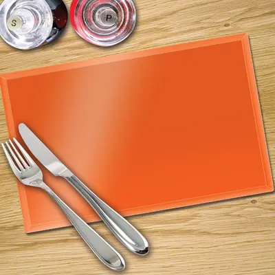 Glass Place Mats x 4 - In Premier Colours