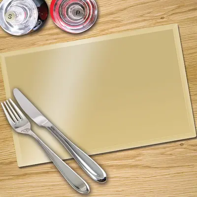 Glass Place Mats x 4 - In Premier Colours