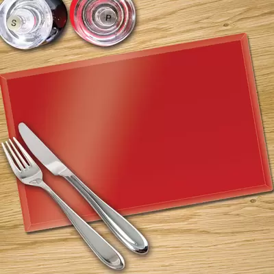 Glass Place Mats x 4 - In Premier Colours