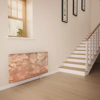 Glass Radiator Cover in Rustic Copper - Medium