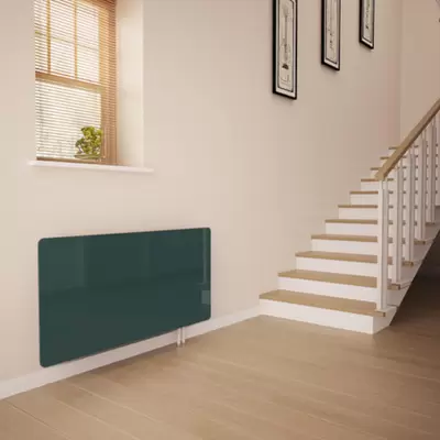 Emerald Green Glass Radiator Cover - Small