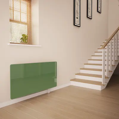 Jade Green Glass Radiator Cover - Large