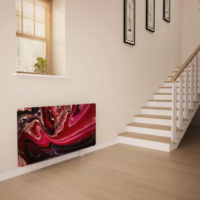 Glass Radiator Cover in Liquid Lava - Small