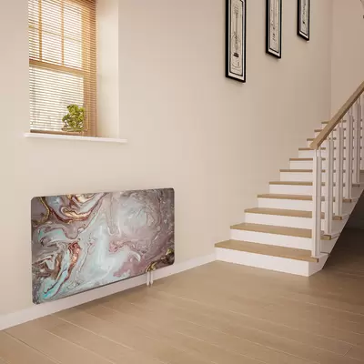 Glass Radiator Cover in Liquid Stone - Extra Large