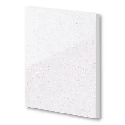 Clear Acrylic Sheet With Glitter Effect - 3mm 600mm by 400mm