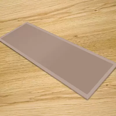 Cappuccino - Glass Table Runners 100cm x 30cm