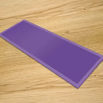 Glass Table Runner - In Premier Colours - Made To Measure