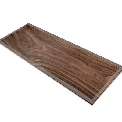 Glass Table Runner in Black Walnut - 100cm Wide x 30cm High