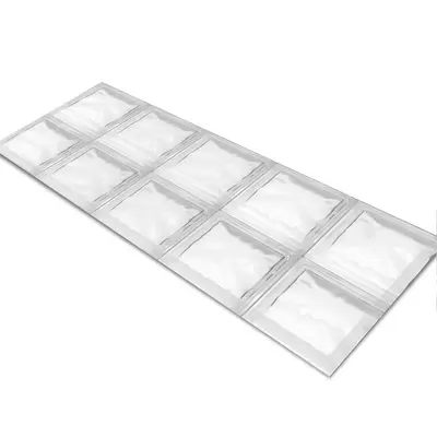 Glass Table Runner in Glass Brick - 100cm Wide x 30cm High