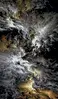 Glass Hob Cover / Chopping Board in Storm - 30cm Wide x 52cm High