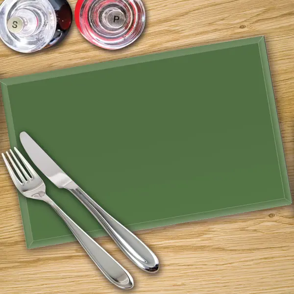 Jade Green Toughened 4 x Place Mat