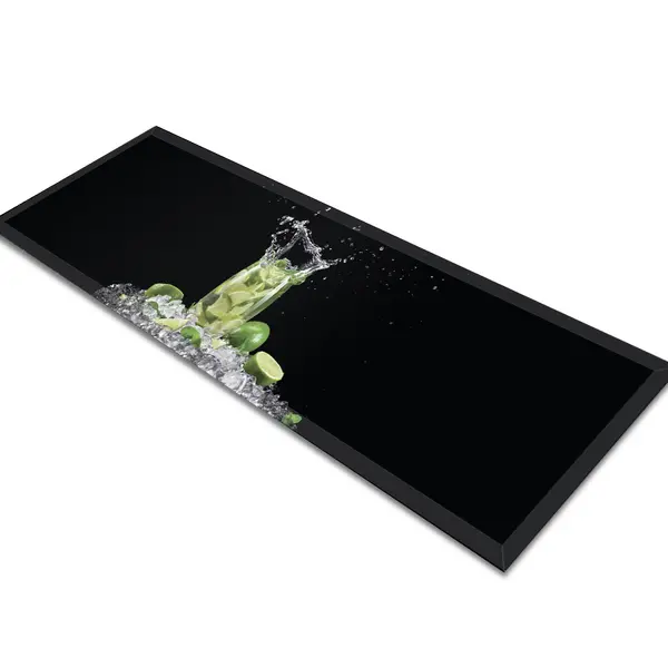 Glass Table Runner in Mojito - 80cm Wide x 30cm High