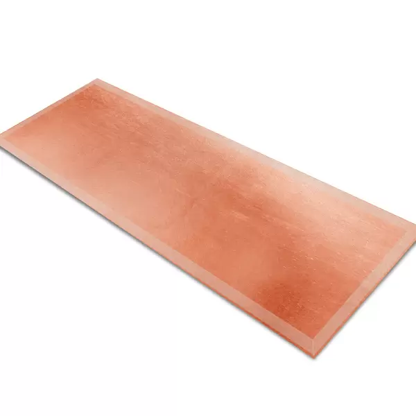 Glass Table Runner in Rose Gold - 80cm Wide x 30cm High