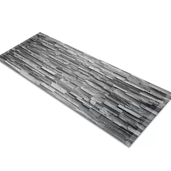 Glass Table Runner in Slate Wall - 80cm Wide x 30cm High