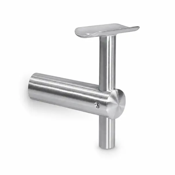 Premier Range 316 Stainless Steel Glass Balustrade Posted Mounted Saddle 42.4mm