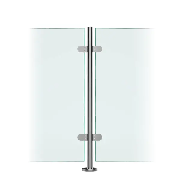 Premier Range 316 Stainless Steel Glass Balustrade Mid Post (1100mm X 42.4mm X 2mm)