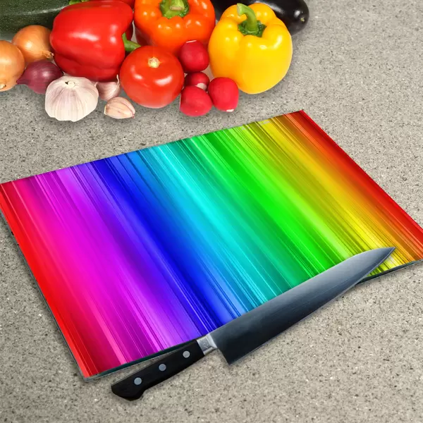 Glass Chopping Board - Worktop Saver In Spectrum