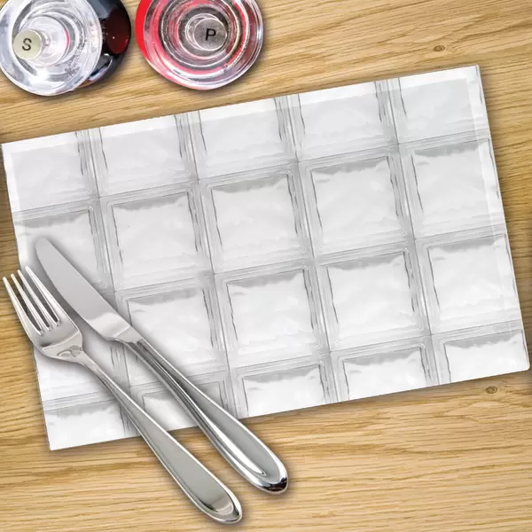 Glass Chopping Board - Worktop Saver In Glass Brick