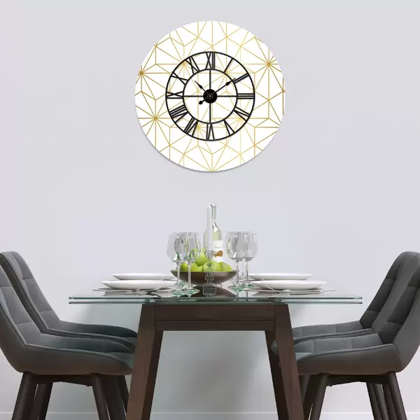 Glass Clock with Frame - Shutterstock Images