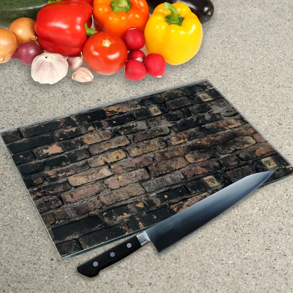 Glass Chopping Board - In Stone And Granite Effect